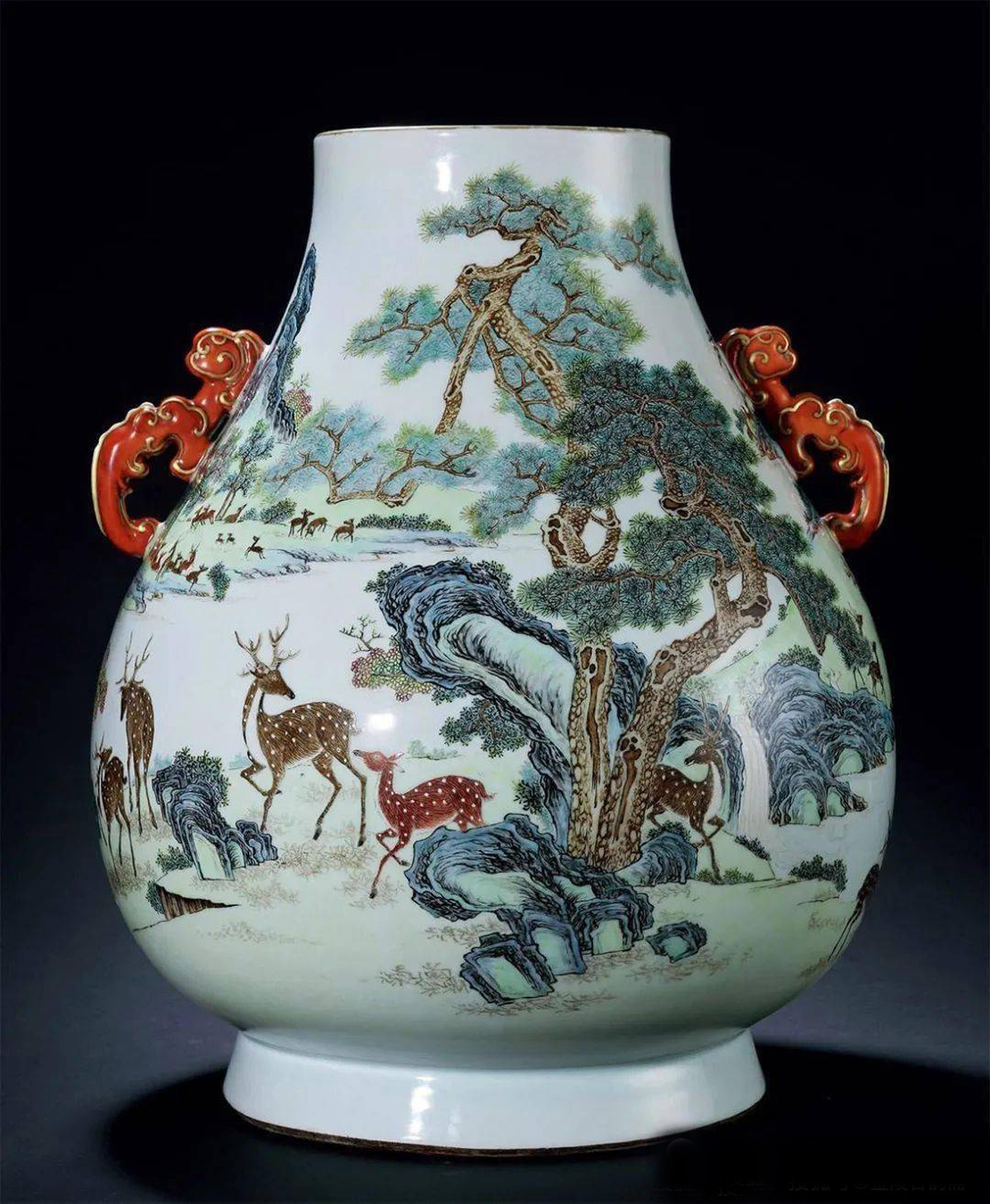领略中国四大名瓷之一的粉彩统说和走马观花-说品